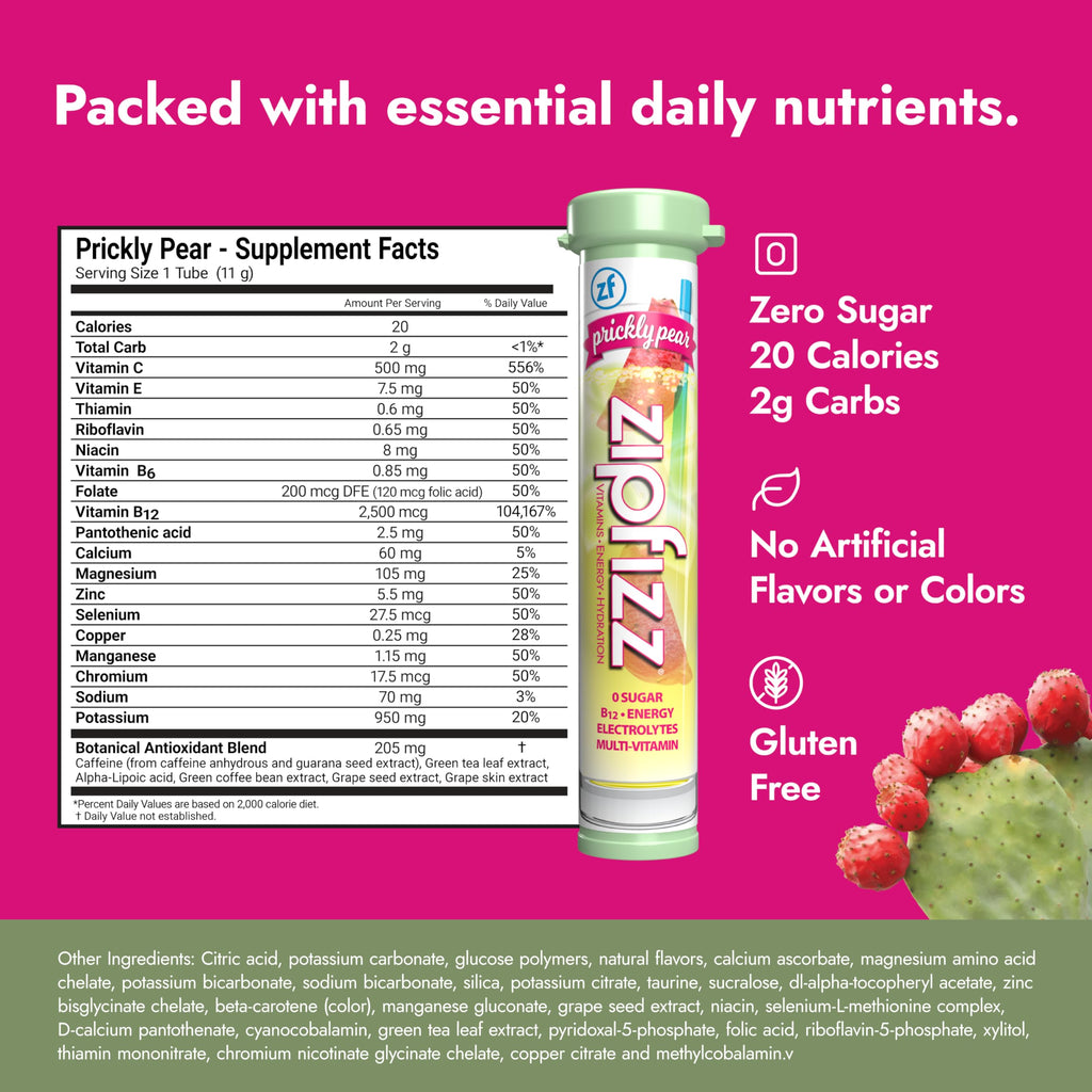 Zipfizz Daily Energy Drink Powder, Variety Pack, 15 Pack | 3-in-1 Sustained Energy, Rapid Hydration, and Essential Vitamins | Sugar-Free | Electrolyte Powder | Contains Vitamin B-12 & Antioxidants