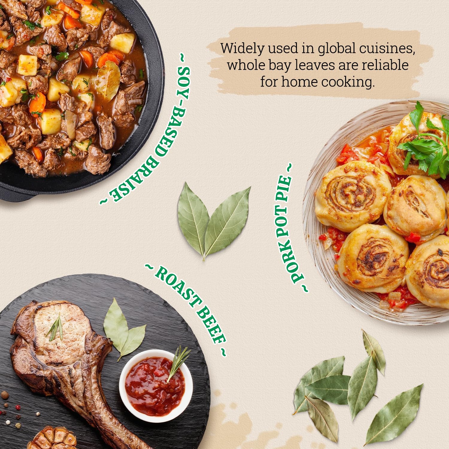 52USA Bay Leaves Whole, 2 oz, Dried Bay Leaves, All Natural, Gluten Free, Caffeine Free, No Sugar, Laurel Herbs for Cooking