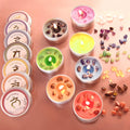 Inspireyes Scented Candles Set with Crystal, 3 Wick Candle 19 oz Soy Wax Aromatherapy Meditation Candles, Large Manifestation Candle with Large Energy Stones, Birthday Gifts for Women