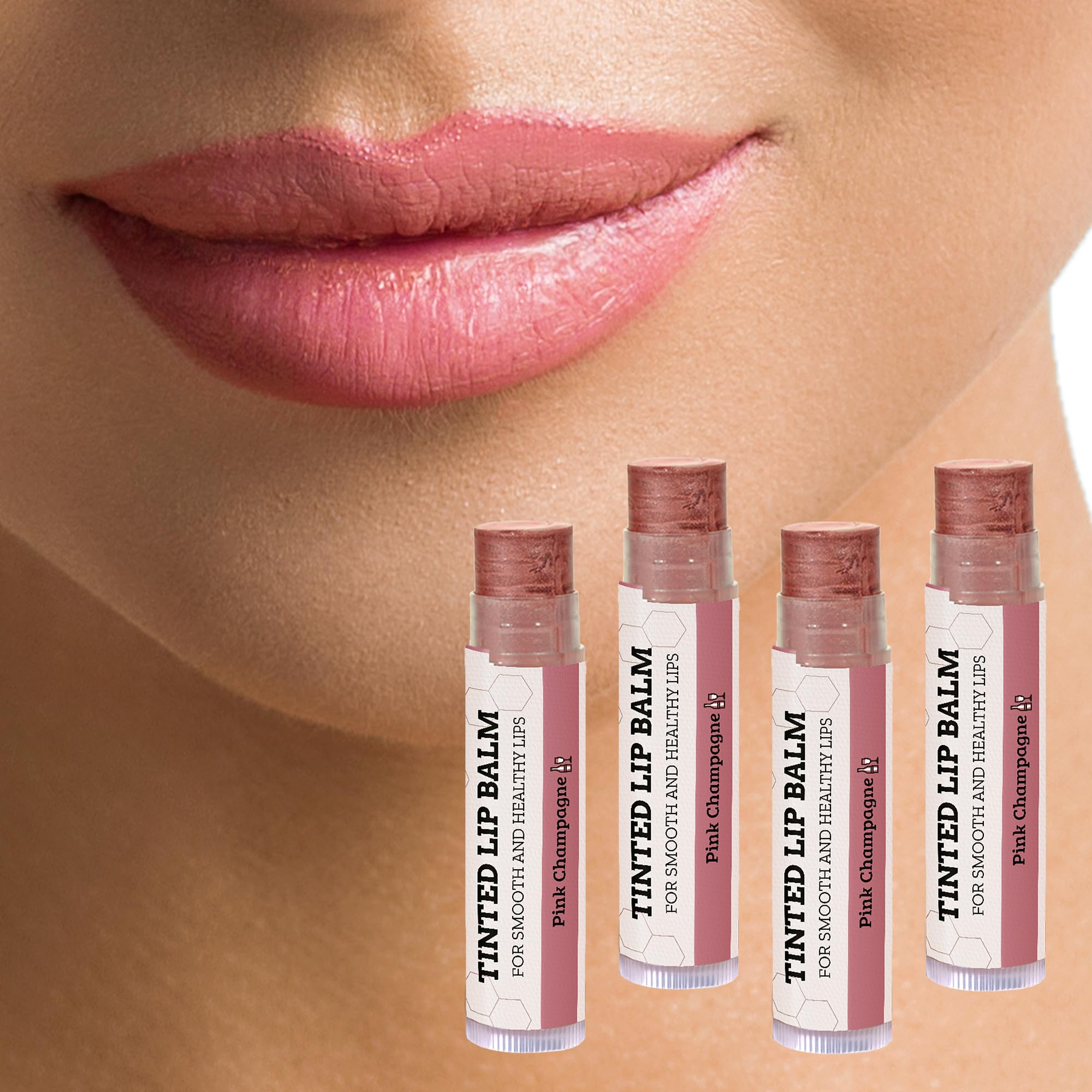 Earth's Daughter USDA Organic Lip Balm 6-Pack - Fruit Flavors, Beeswax, Coconut Oil, Vitamin E - Best Lip Repair Chapstick for Dry Cracked Lips - Moisturizing Lip Care