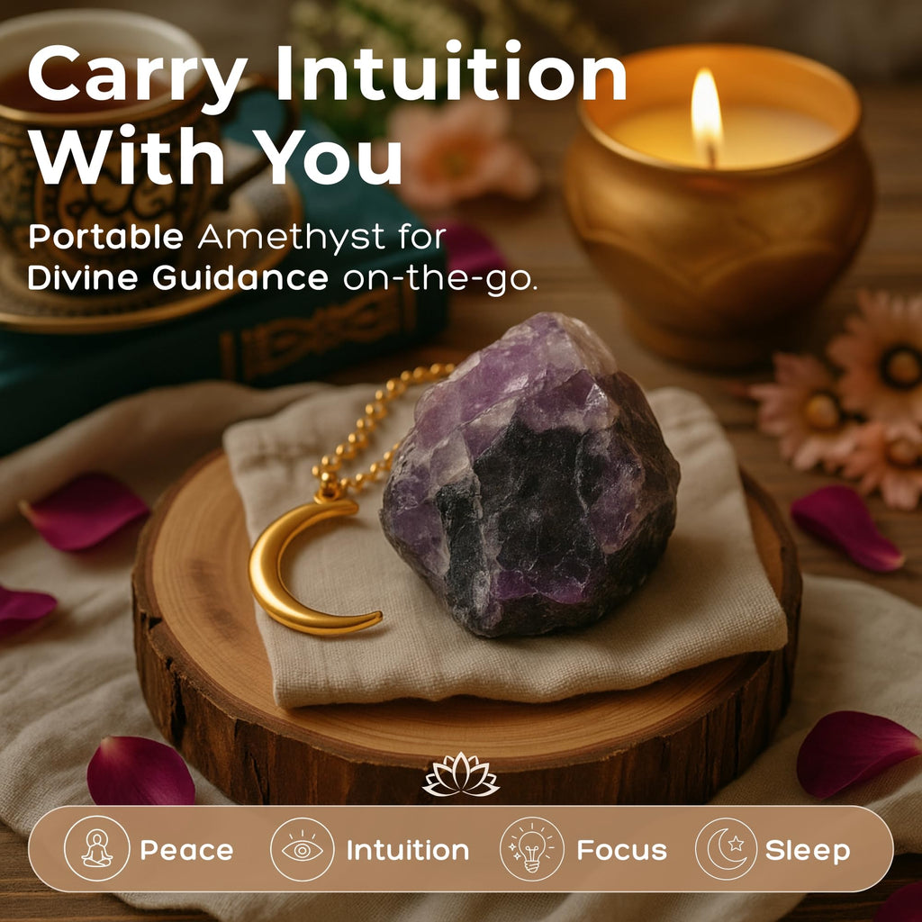 Anima Premium Protection Healing Crystals Set for Energy Shielding - Large Raw Obsidian, Black Tourmaline, Labradorite, Smoky Quartz & Selenite Bar - Wooden Gift Box and Guide Booklet Included