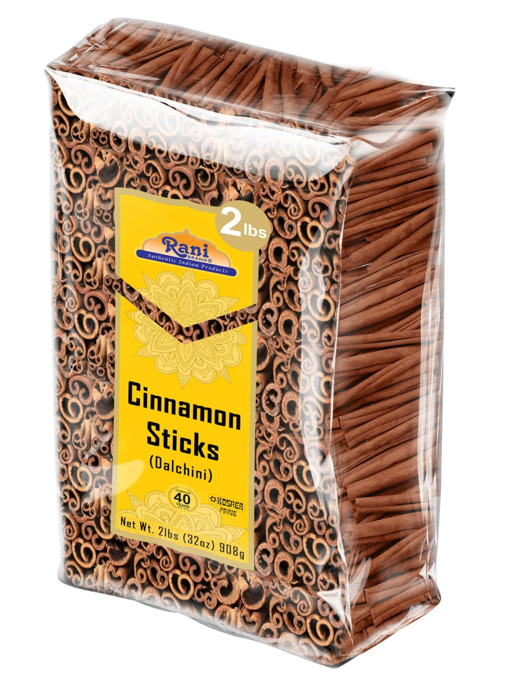 Rani Cinnamon Sticks 7oz (200g) - 36-44 Sticks - Strong Aroma, Perfect for Baking, Cooking & Beverages | 3+ Inches Length - Cassia Saigon Cinnamon from Vietnam | Kosher