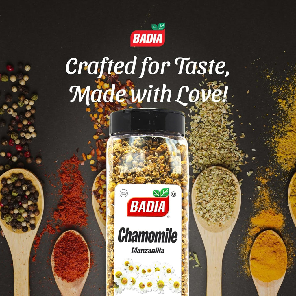 Badia Chamomile, 3.5 oz – Premium Dried Chamomile Flowers for Herbal Tea