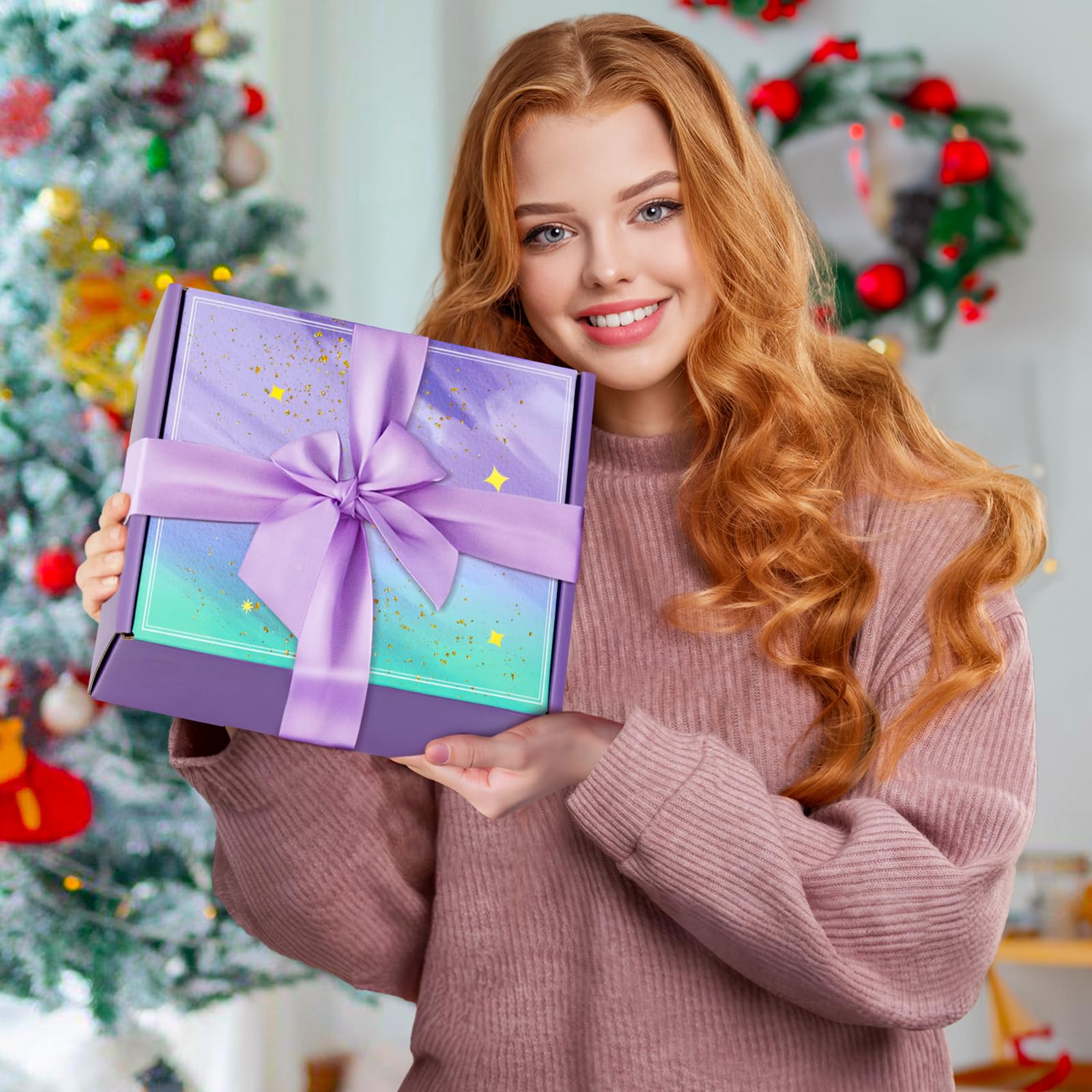 Birthday Gifts for Women, Mothers Day Gifts for Mom from Daughter, Unique Spa Gifts Basket Box for Women Best Friend Sister, Self Care Gifts for Women