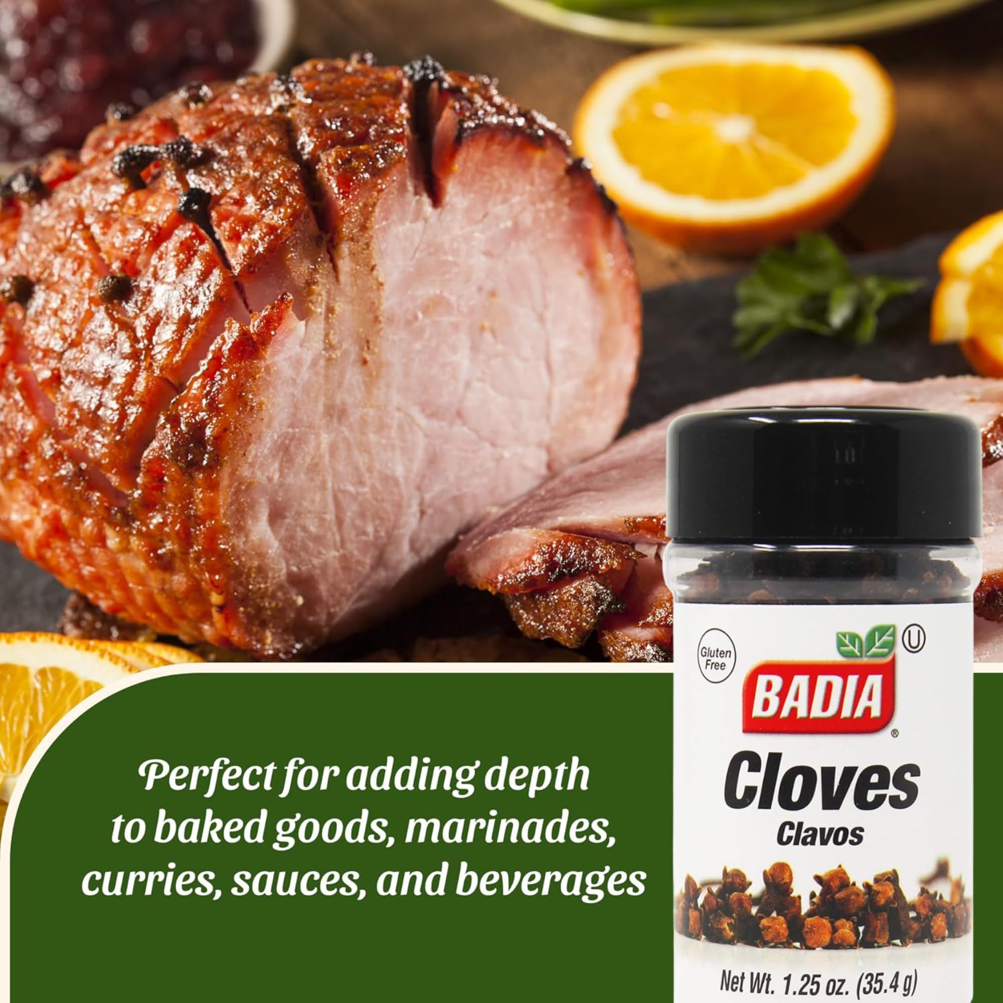 Badia Whole Cloves, 1.25 oz, Premium Spice for Baking, Cooking, Beverages, Aromatic & Flavorful