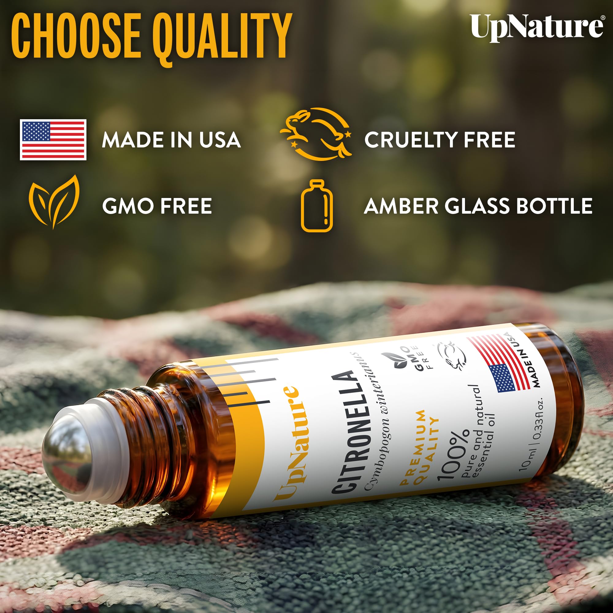 UpNature Calm Essential Oil Roll On - Self Care Gifts for Mom Women Her - 100% Natural Aromatherapy Blend for Relaxation Relief