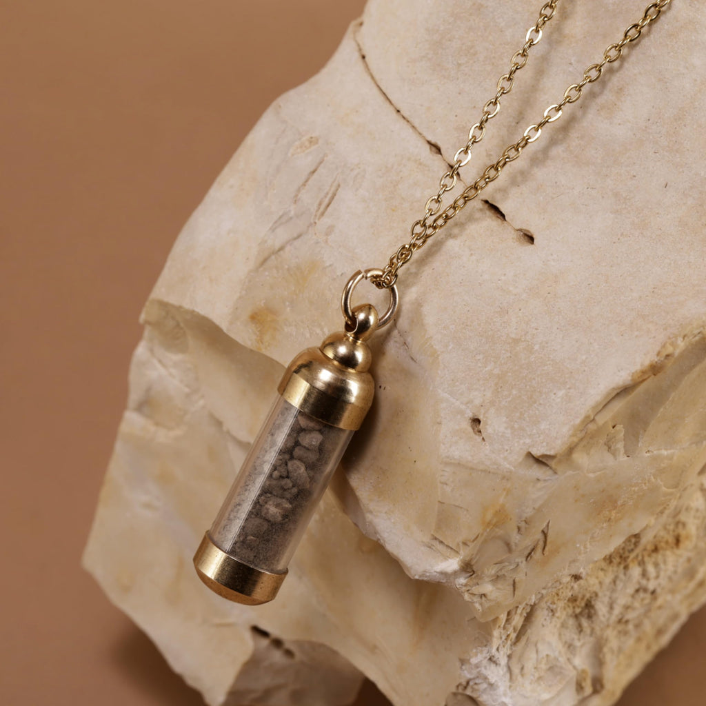 Authentic Temple Mount Christian Necklace for Women & Men – Expert-Certified Sacred Soil Jewelry, Rare Faith-Based Holy Land Soil Pendant from Jerusalem – Spiritual Religious Biblical Easter Gift