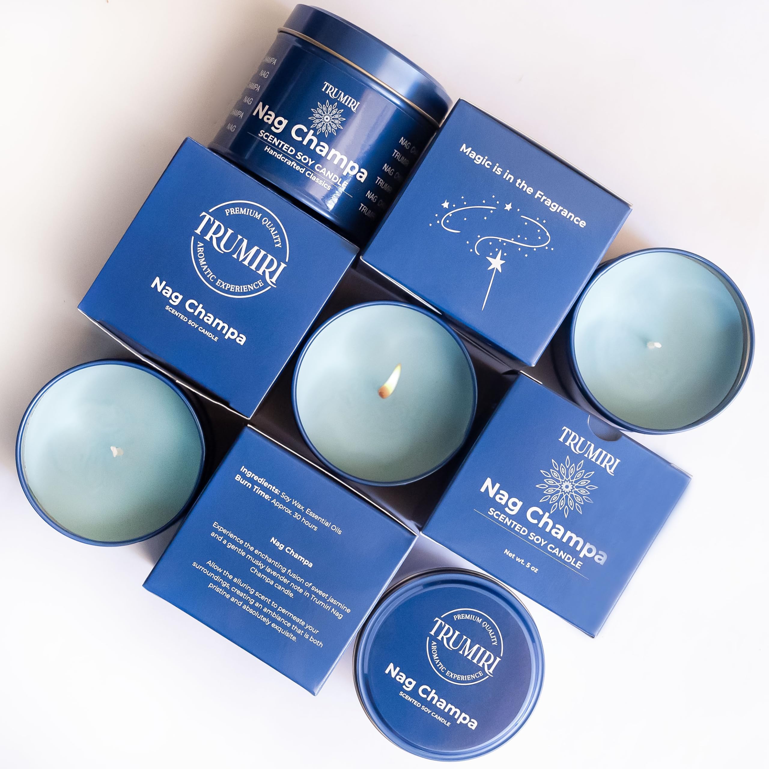 Sage Candle for Cleansing House Negative Energy Smudge Kit - 5oz Soy Wax Natural Clean Organic Non Toxic - Aromatherapy Spiritual Meditation Gifts - Long Lasting Highly Scented Candel with Crystals