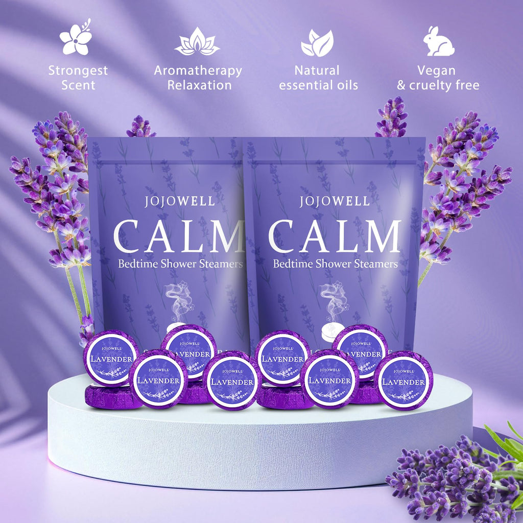 JoJowell Shower Steamers Aromatherapy - 18 Pack Birthday Gifts for Women Men, Mothers Day Gifts for Mom Wife Grandma from Daughter Son, Self Care with Natural Essential Oils Relaxation Home SPA