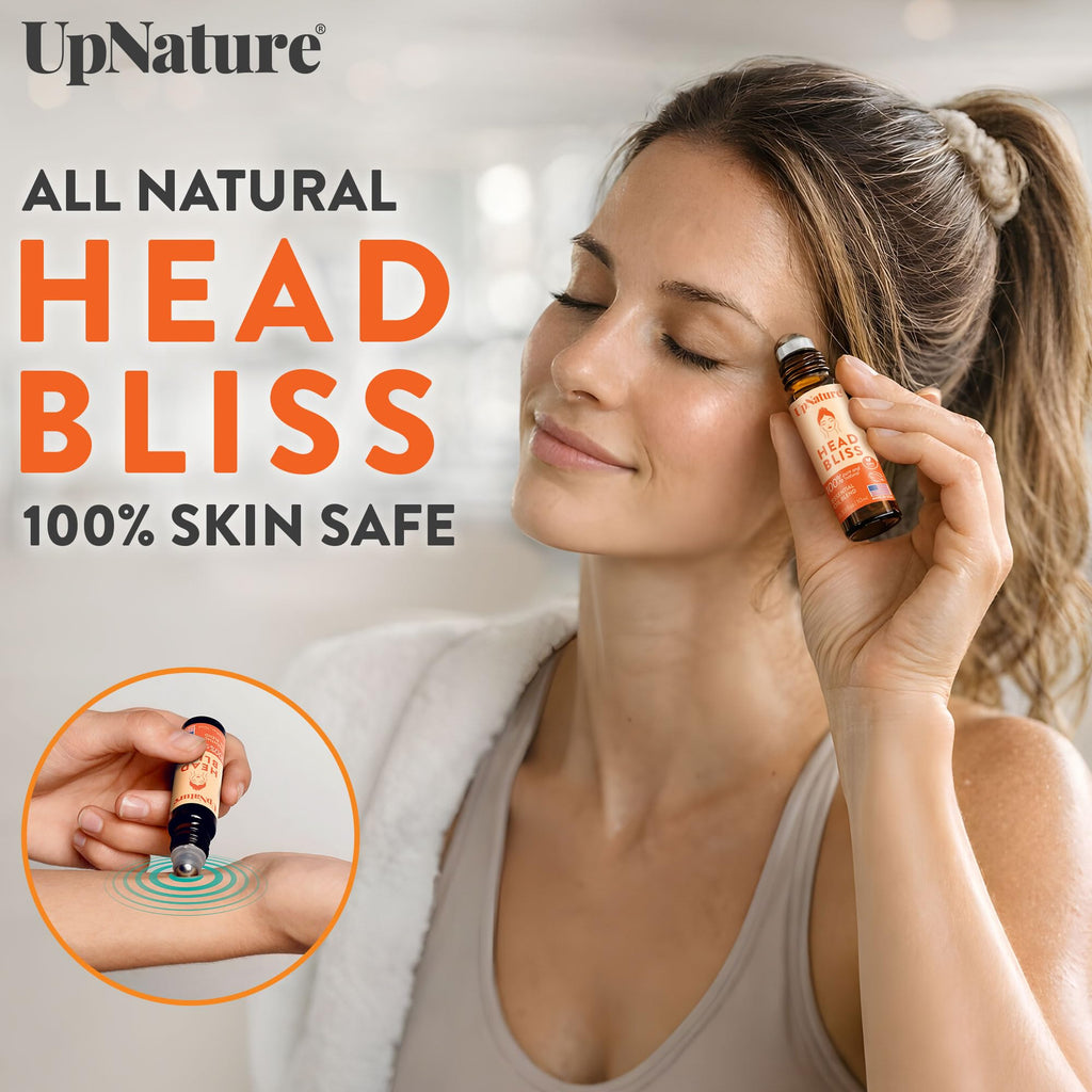 UpNature Calm Essential Oil Roll On - Self Care Gifts for Mom Women Her - 100% Natural Aromatherapy Blend for Relaxation Relief