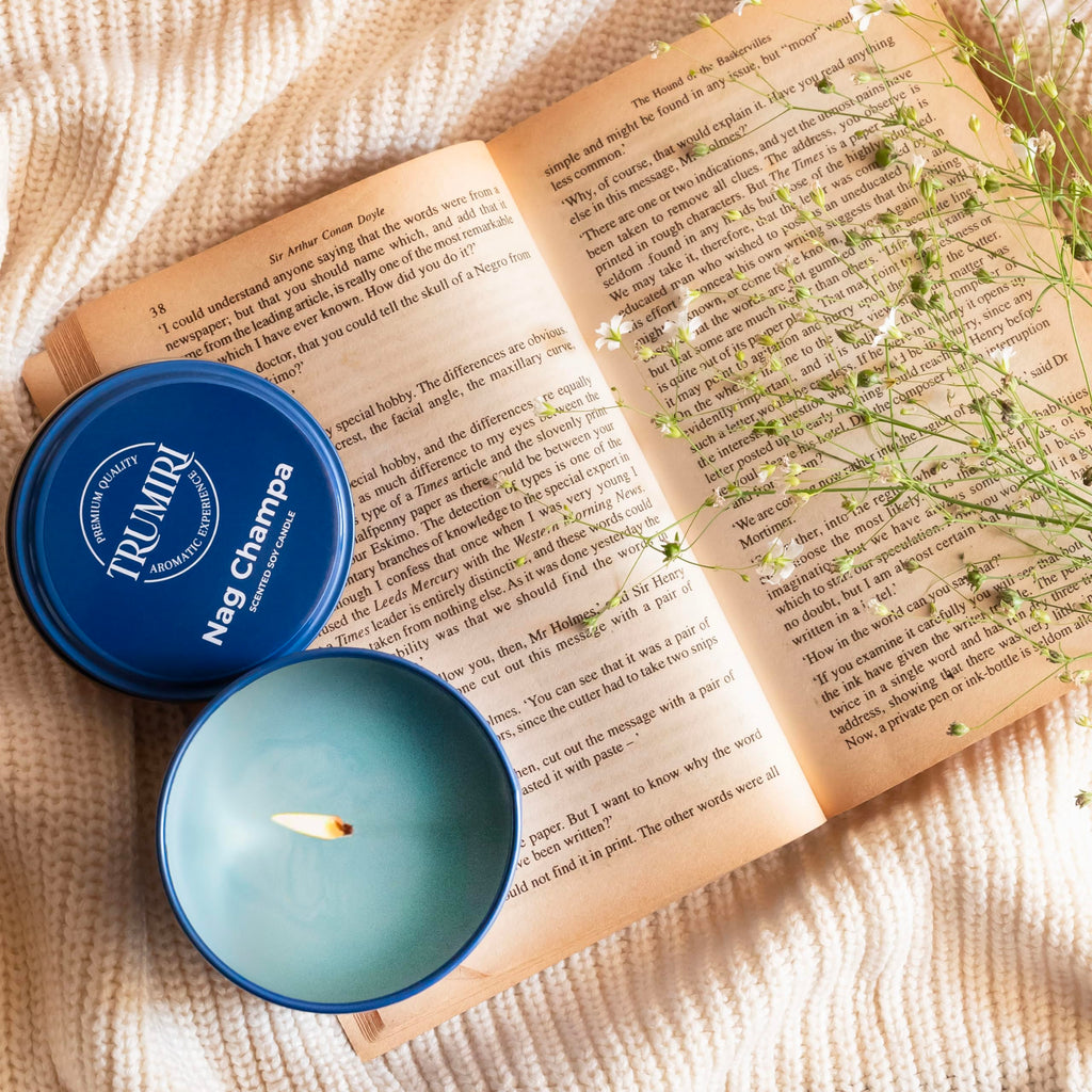 Sage Candle for Cleansing House Negative Energy Smudge Kit - 5oz Soy Wax Natural Clean Organic Non Toxic - Aromatherapy Spiritual Meditation Gifts - Long Lasting Highly Scented Candel with Crystals