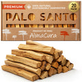 Palo Santo Premium Sticks (8) Smudging Incense Certified Pure Ethically and Sustainably Harvested from Fallen Trees in Peru (NOT Ecuador). Protection, Meditation, Healing, Spiritual Cleansing
