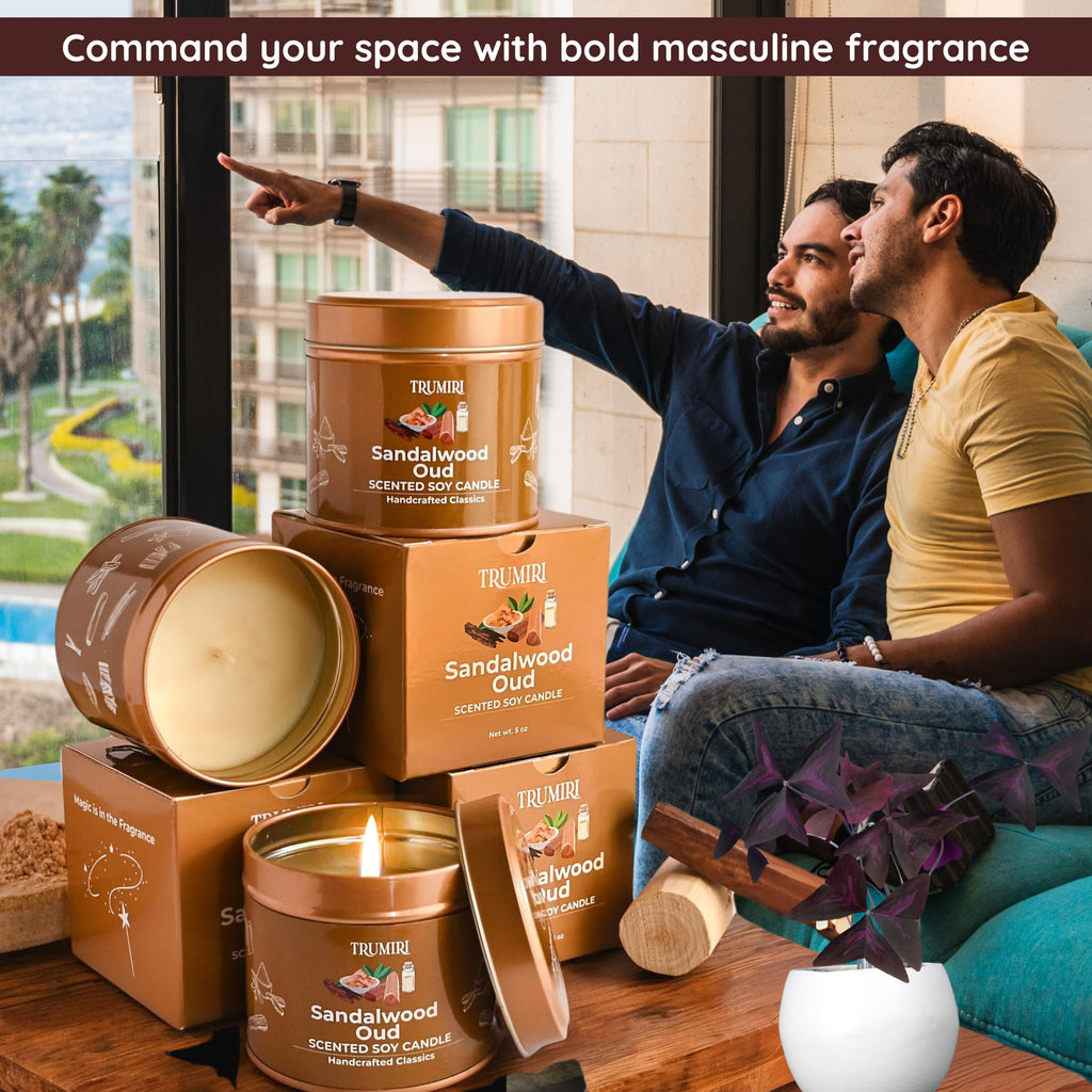 Sage Candle for Cleansing House Negative Energy Smudge Kit - 5oz Soy Wax Natural Clean Organic Non Toxic - Aromatherapy Spiritual Meditation Gifts - Long Lasting Highly Scented Candel with Crystals