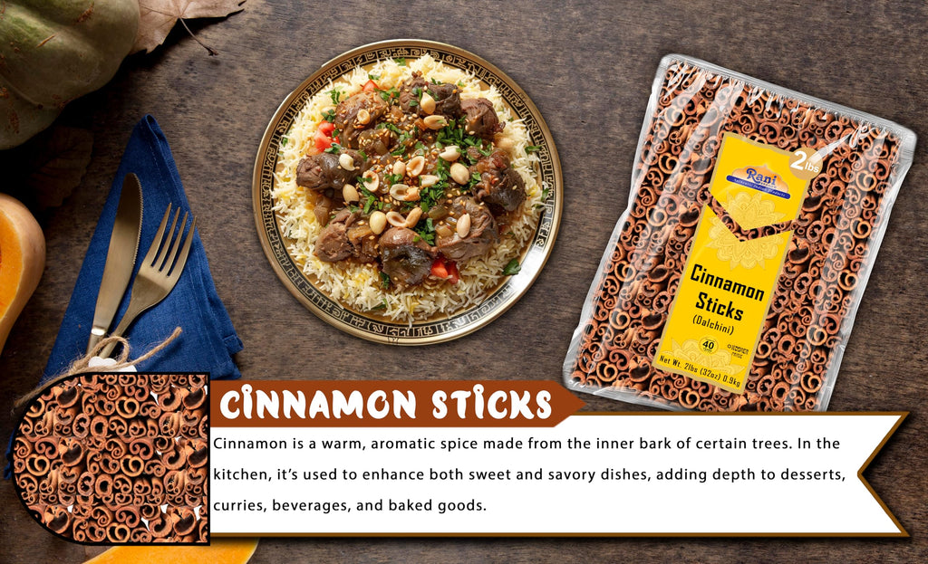 Rani Cinnamon Sticks 7oz (200g) - 36-44 Sticks - Strong Aroma, Perfect for Baking, Cooking & Beverages | 3+ Inches Length - Cassia Saigon Cinnamon from Vietnam | Kosher