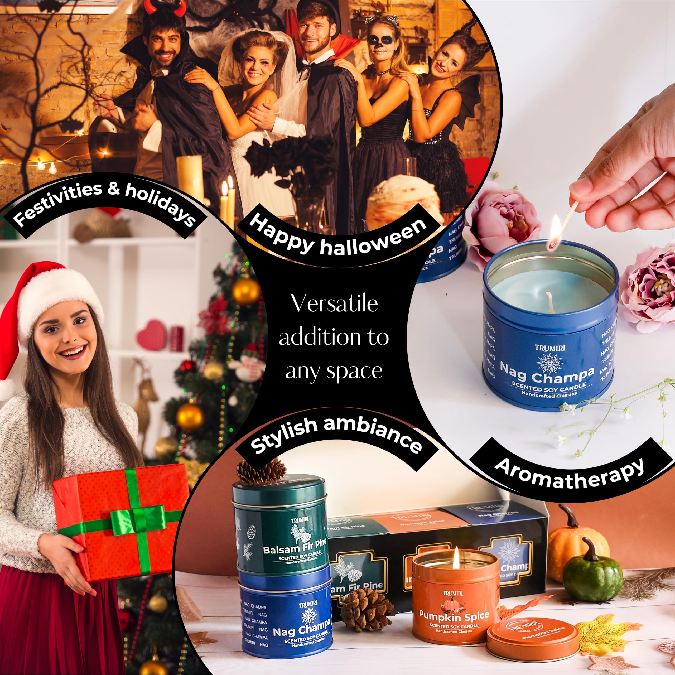 Sage Candle for Cleansing House Negative Energy Smudge Kit - 5oz Soy Wax Natural Clean Organic Non Toxic - Aromatherapy Spiritual Meditation Gifts - Long Lasting Highly Scented Candel with Crystals