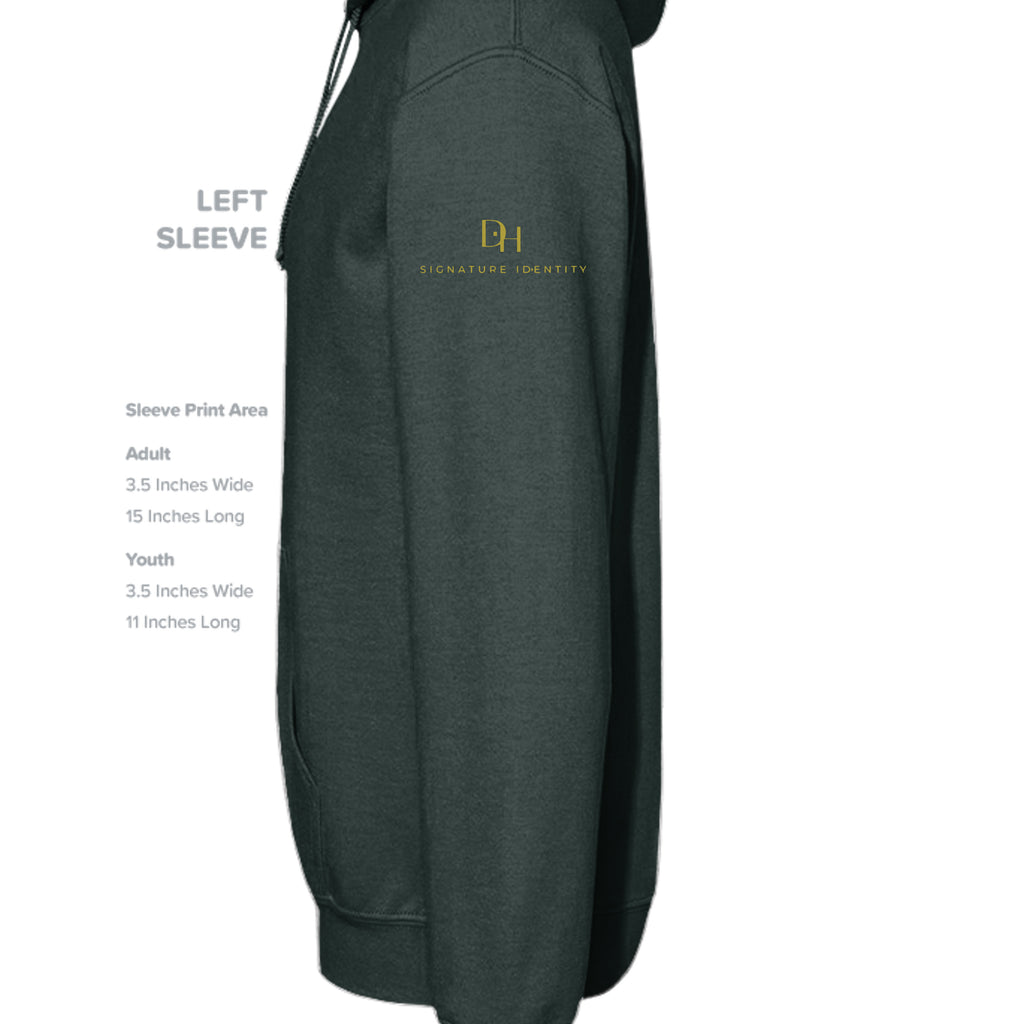 Fan Charcoal Heather - G185 - SLEEVE_LEFT