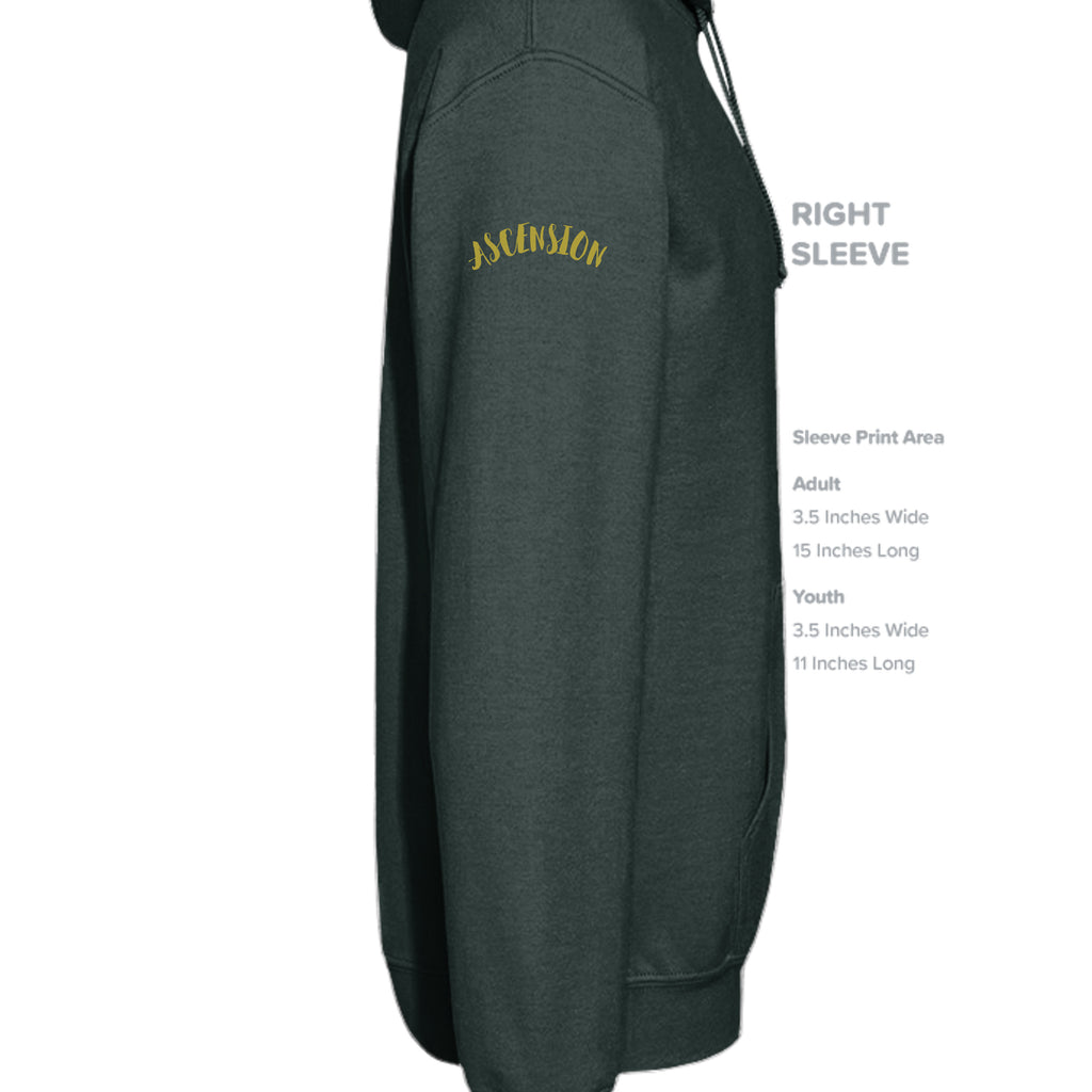 Fan Charcoal Heather - G185 - SLEEVE_RIGHT
