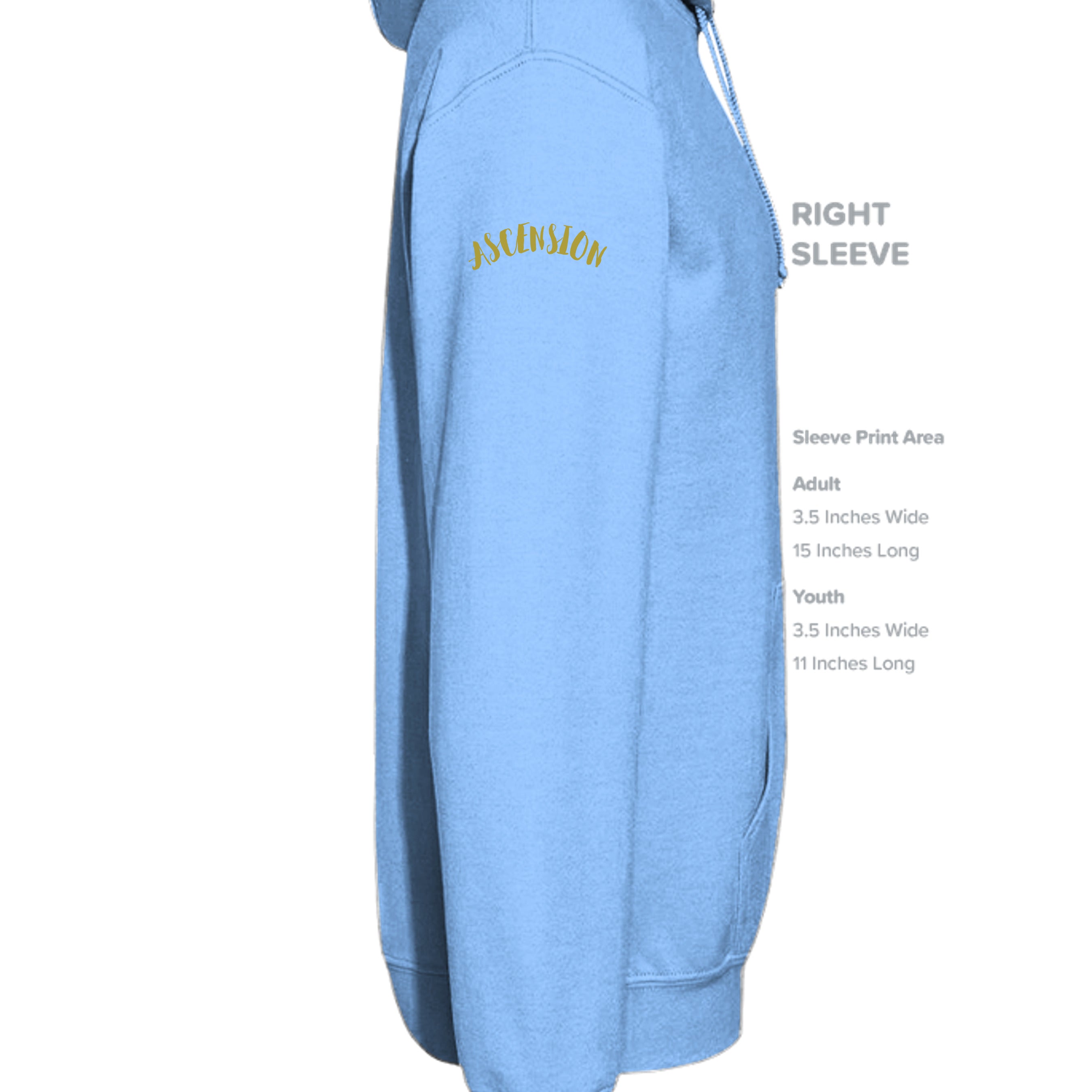 CAROLINA BLUE - G185 - SLEEVE_RIGHT